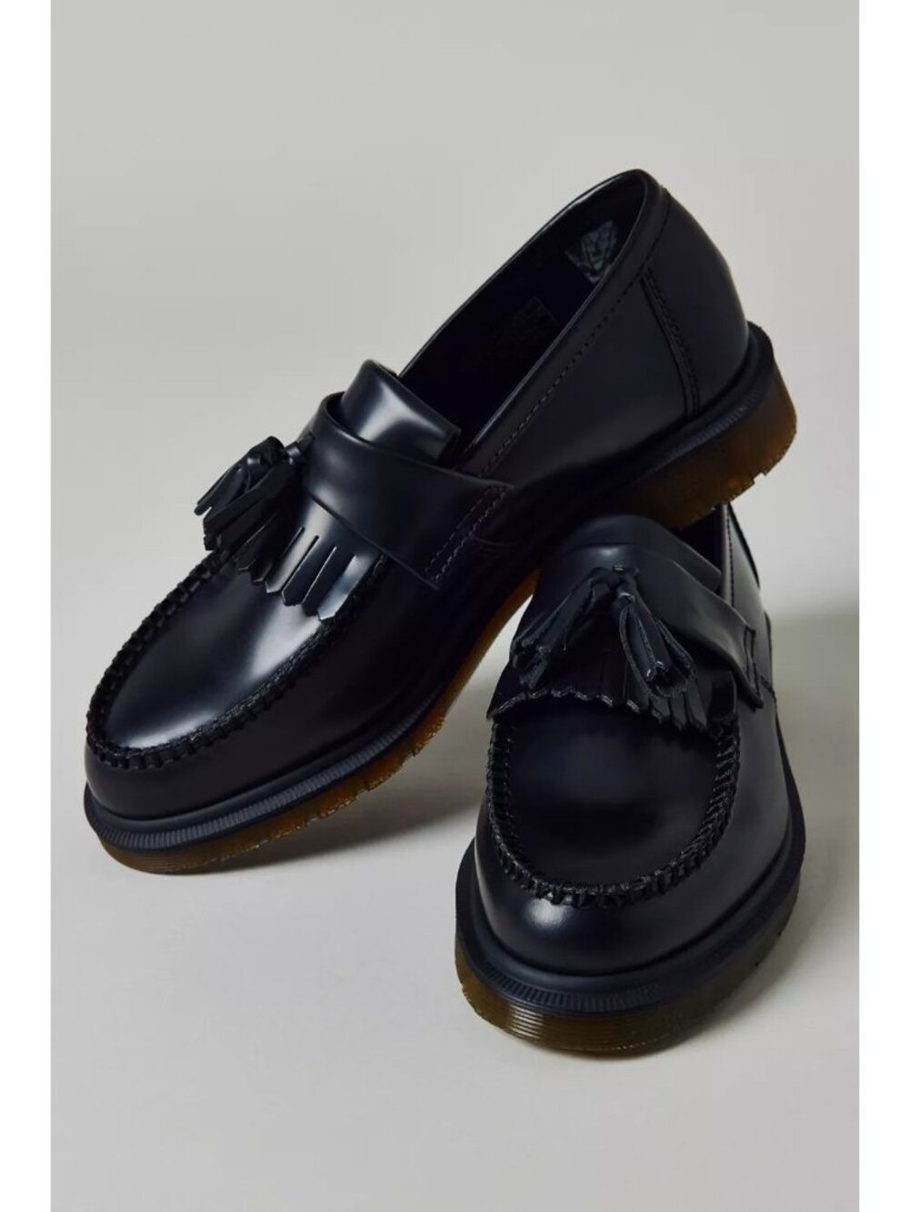 NWOB Doc Dr. Martens Adrian Tassel Loafer Smooth Leather Black EU 39 M 7 W 8